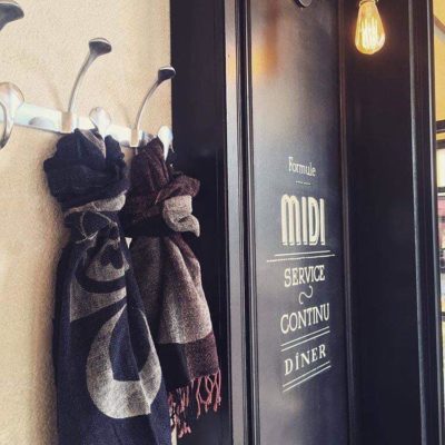 手織綿スカーフ Handwoven cotton scarf TSUBAKI 家紋